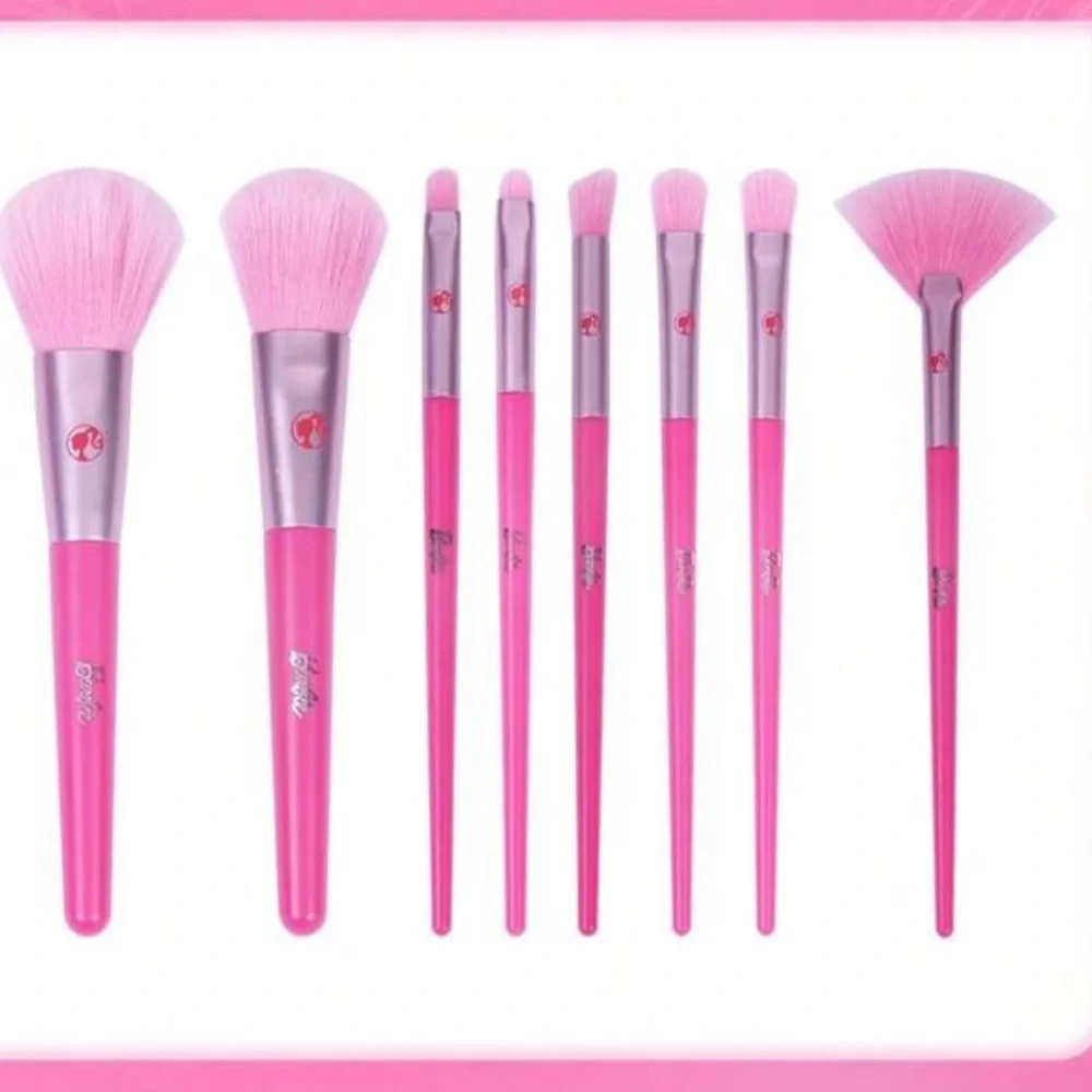 Barbie 8 Piece Makeup Brush Set, Limited Edition Barbie Makeup Brushes